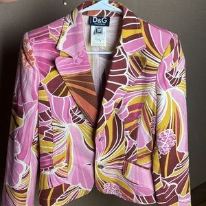 Dolce & Gabbana pink light women’s jacket size 26/40 made in Italy
